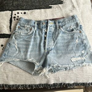 AGOLDE DENIM SHORT SHORTS